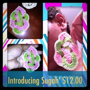 Hand crafted earrings (never worn).